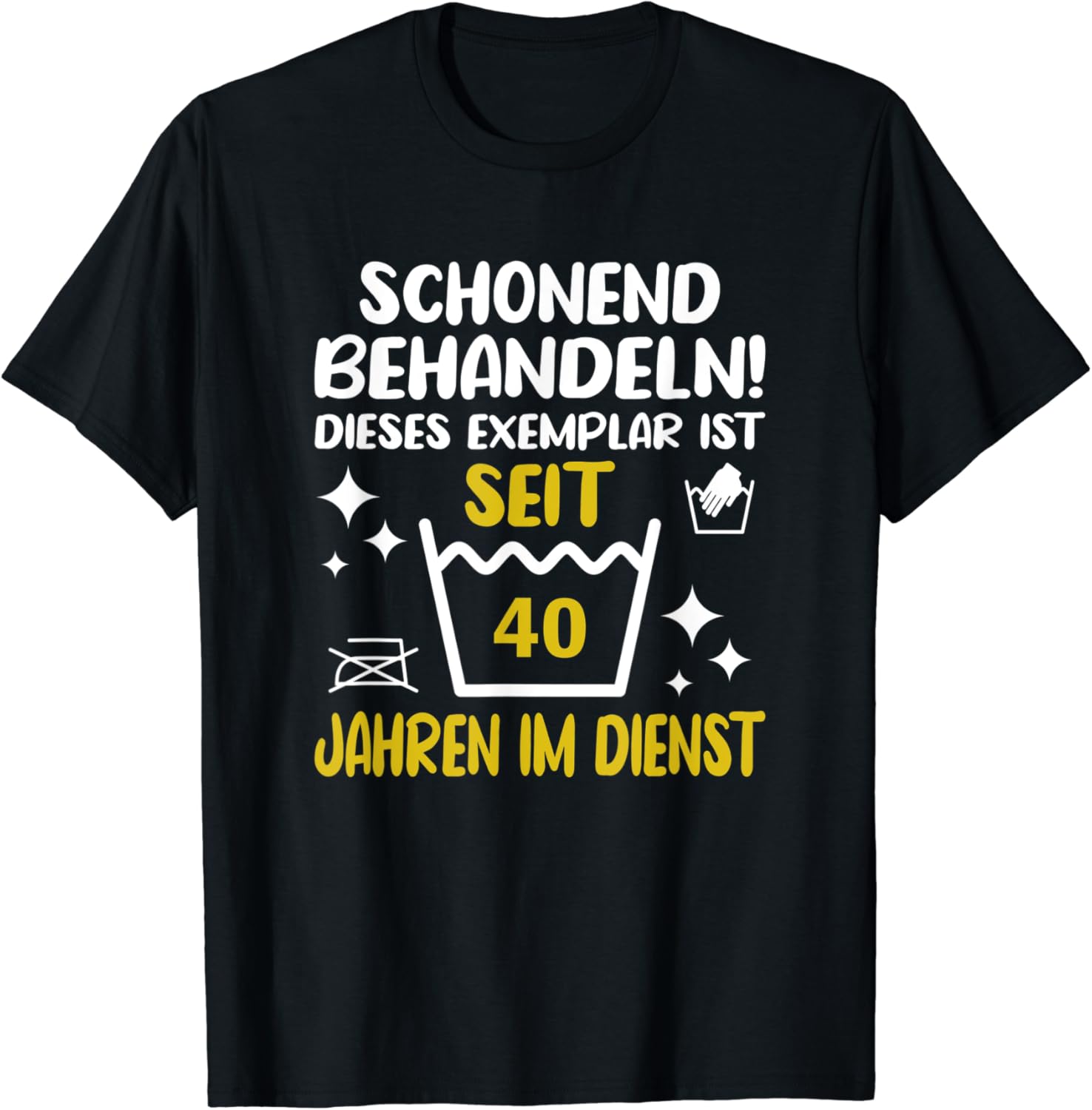 40 Jähriges Dienstjubiläum Firmenjubiläum Arbeitsjubiläum T-Shirt : Amazon.de: Fashion